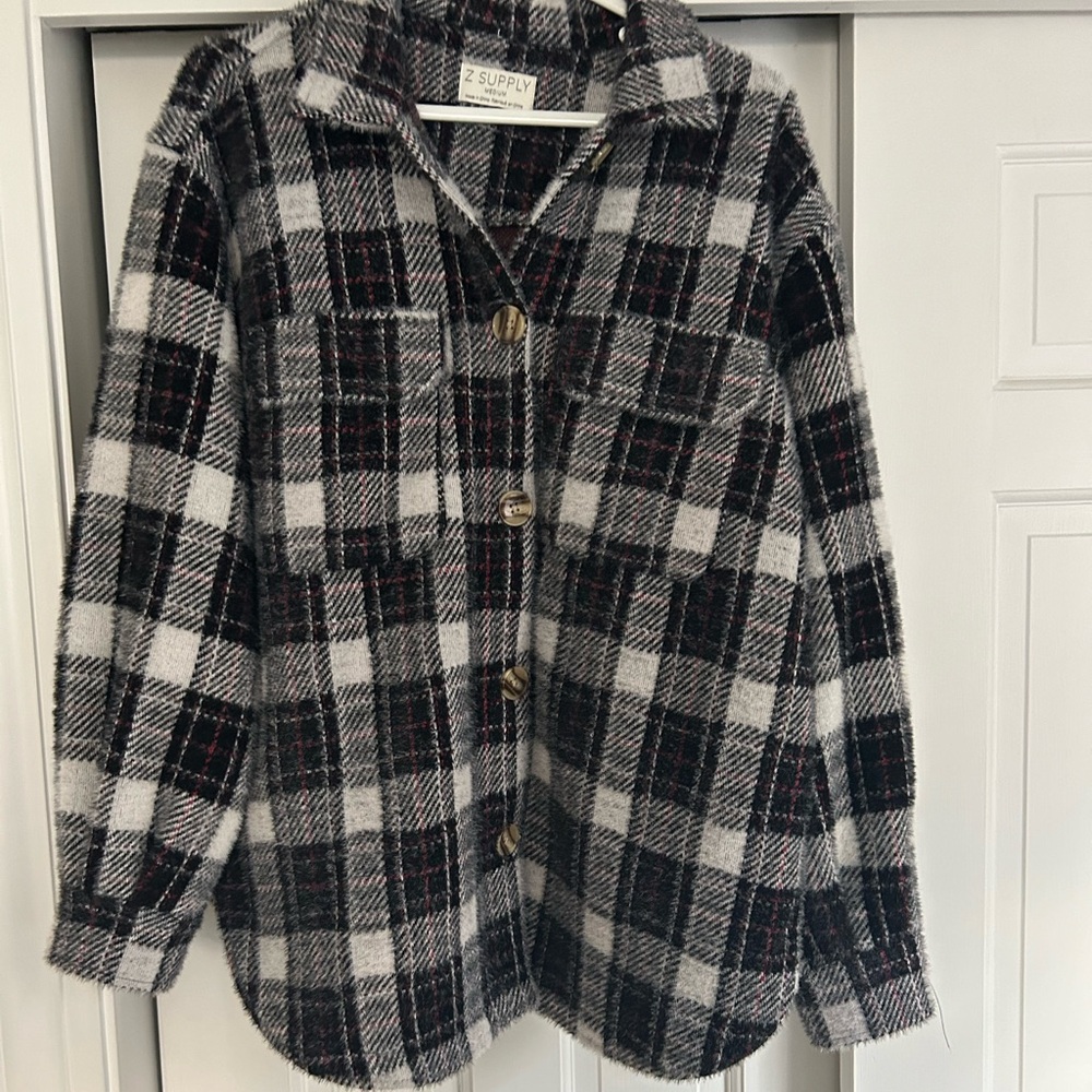 Z Supply medium plaid shacket